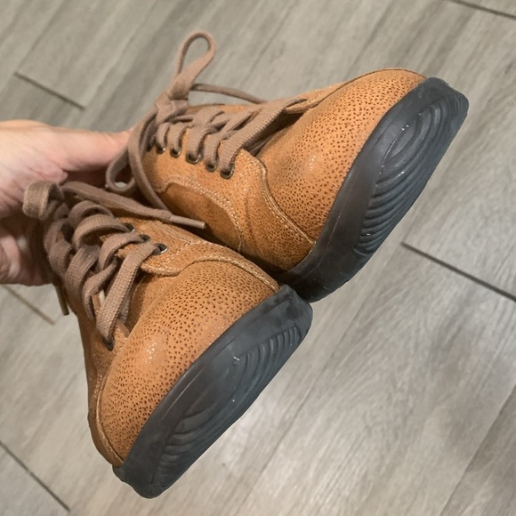 Finn Comfort Germany Brown Suede Leather Lace Up Loafers size 9 - Picture 4 of 11